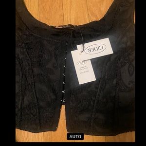 Corset top new from CIDER